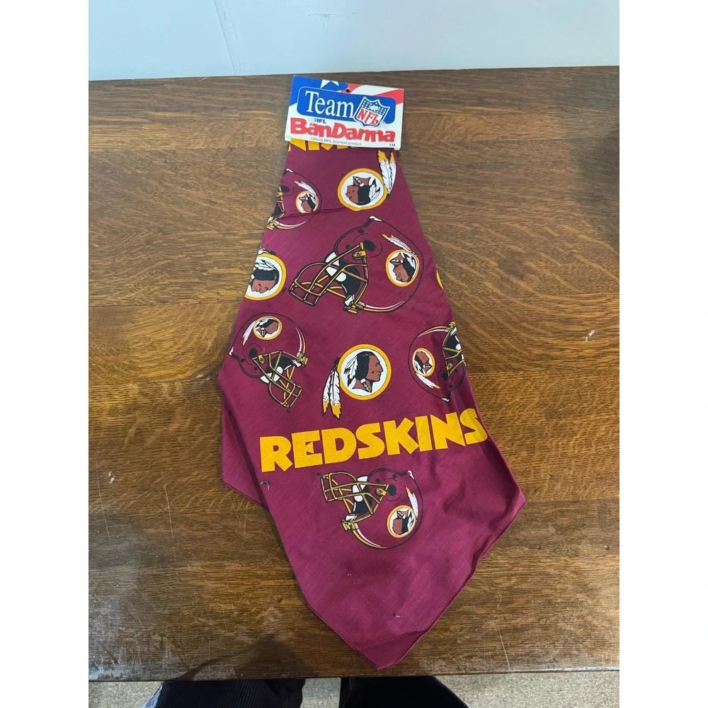 Vintage Washington Redskins Bandana Mens One Size‎ Red NFL Football Team NFL 90s